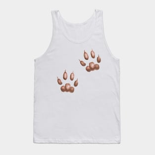 brown paws Tank Top